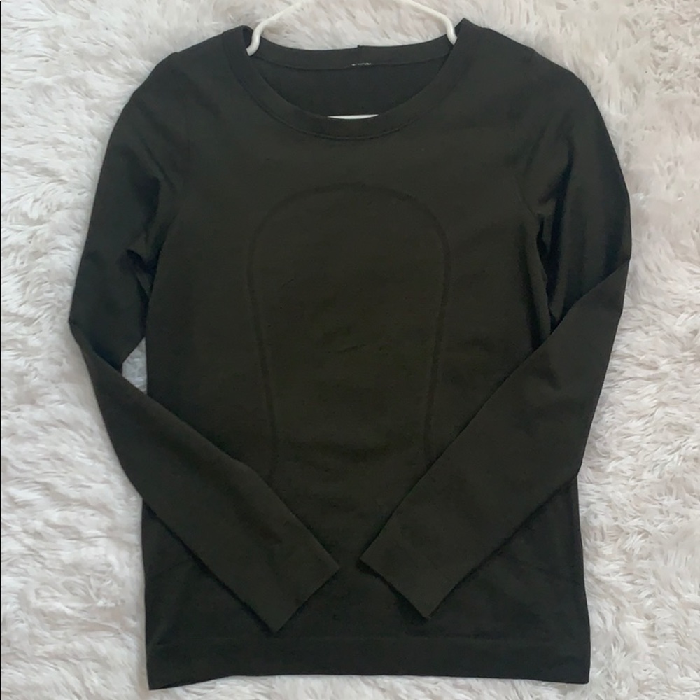 Olive Green LS Lululemon
